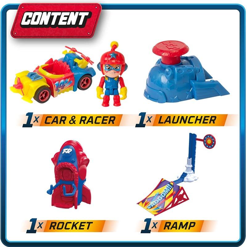 T Racers Ramp Rocket Launcher 4X1