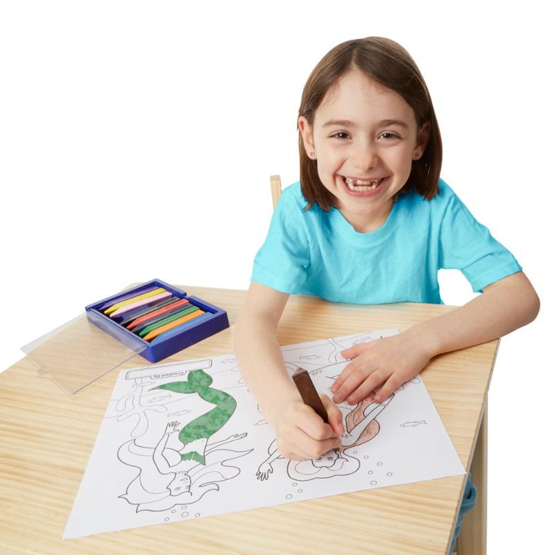 ميليسا آند دوج - مجموعة مذكرة التلوين جامبو للأطفال لون وردي