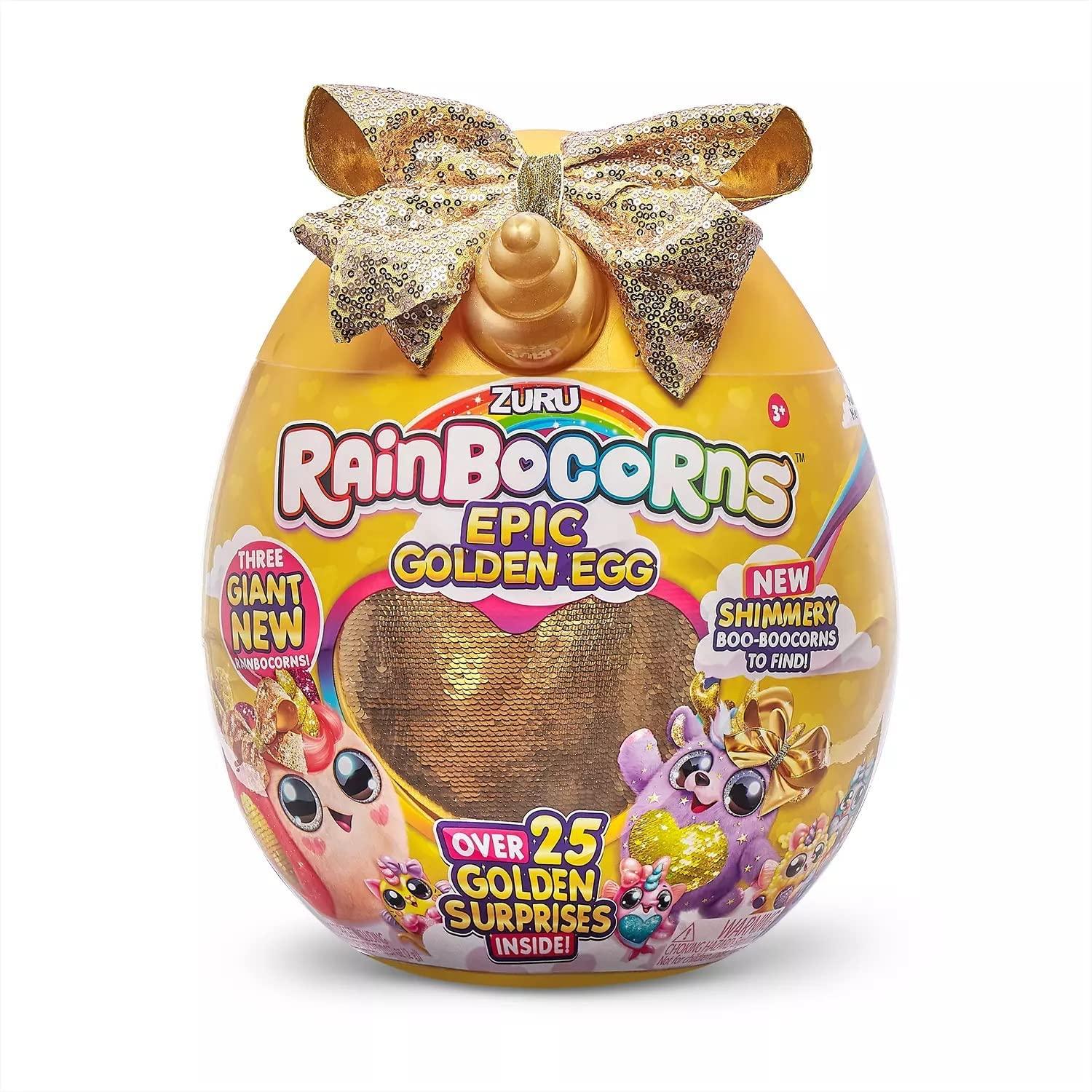 رينبوكورنز - بيضة ذهبية عملاقة ملحمية مع مفاجئات ذهبية