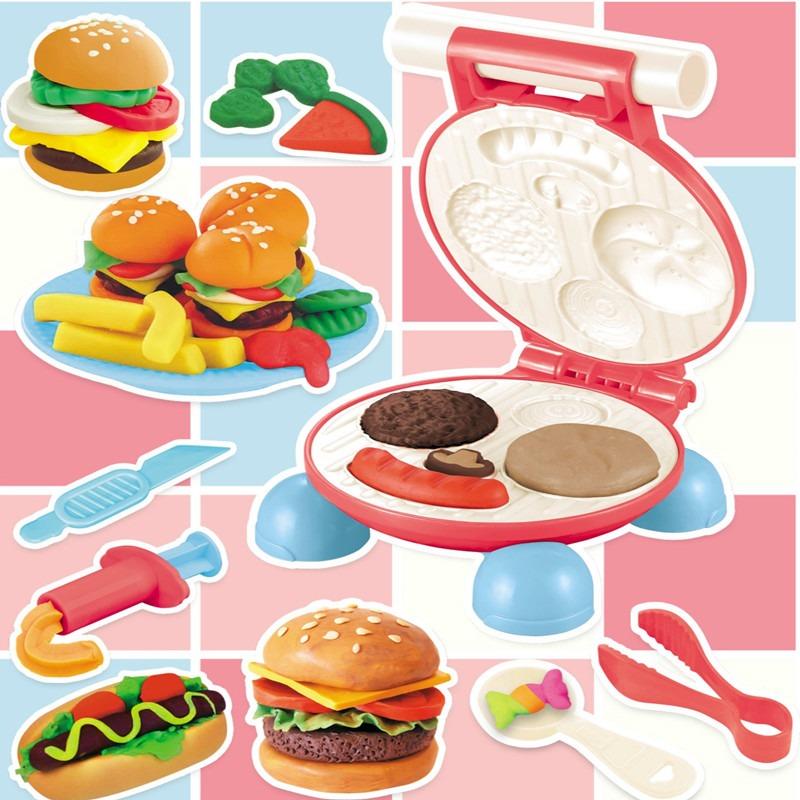 ماجيك دو - مجموعة رمل آلة صنع الهامبرغر السحرية