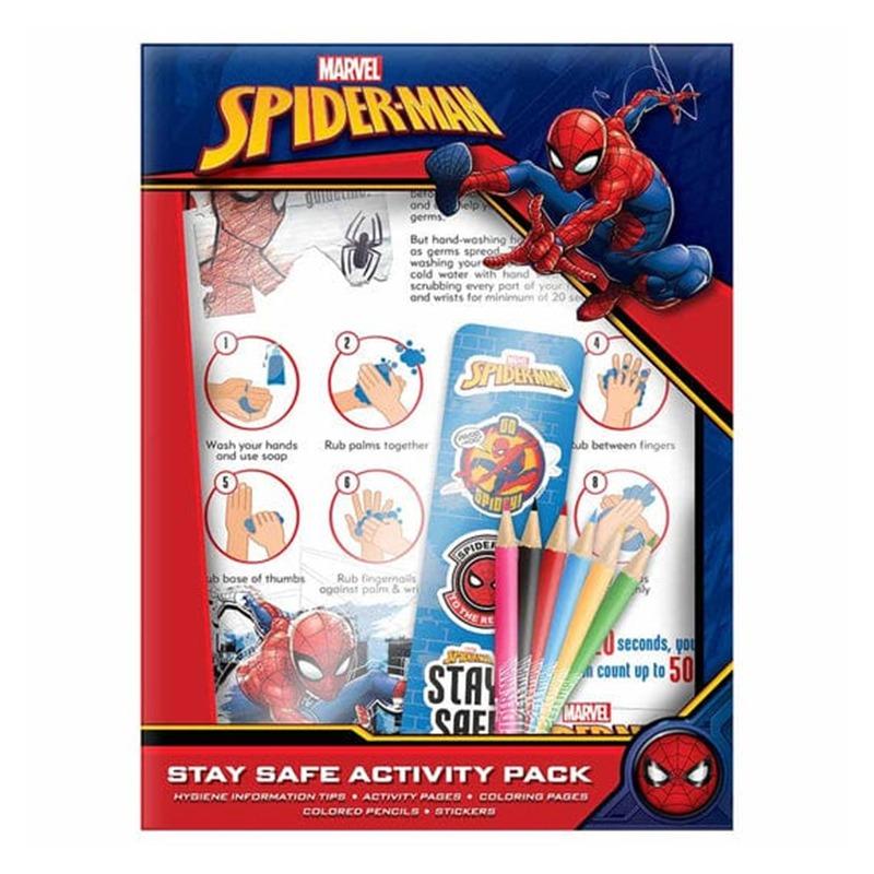 Stay Safe Activity Pack-Spider Man