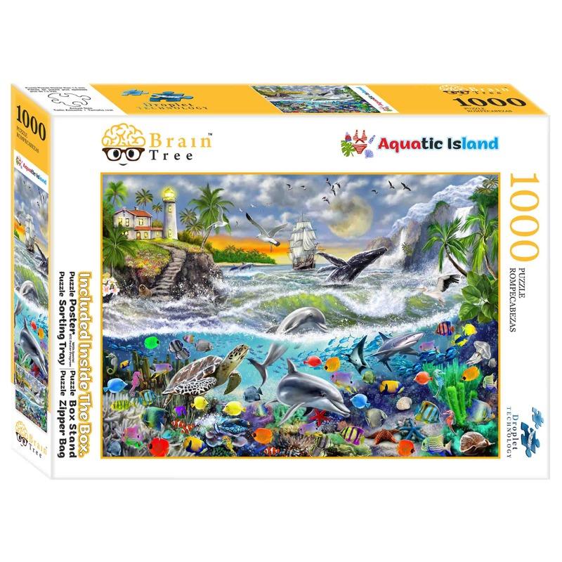 برين تري - بازل الجزيرة المائية 1000 قطعة
