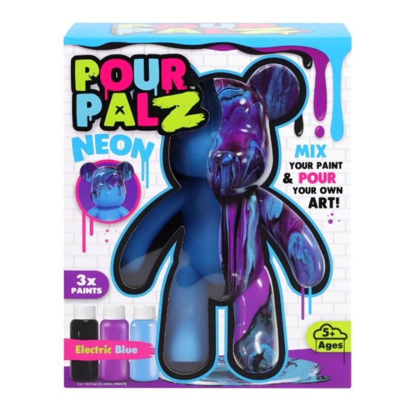 Pour Palz Neon Art Figure Set