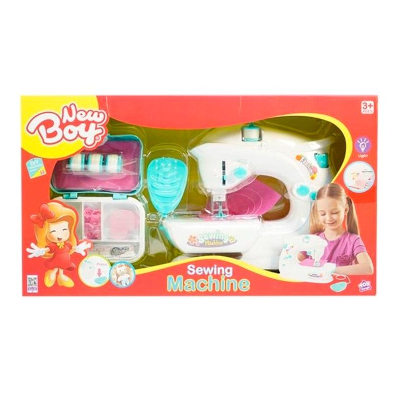 نيو بوي - مجموعة لعبة ماكينة الخياطة 19 قطعة