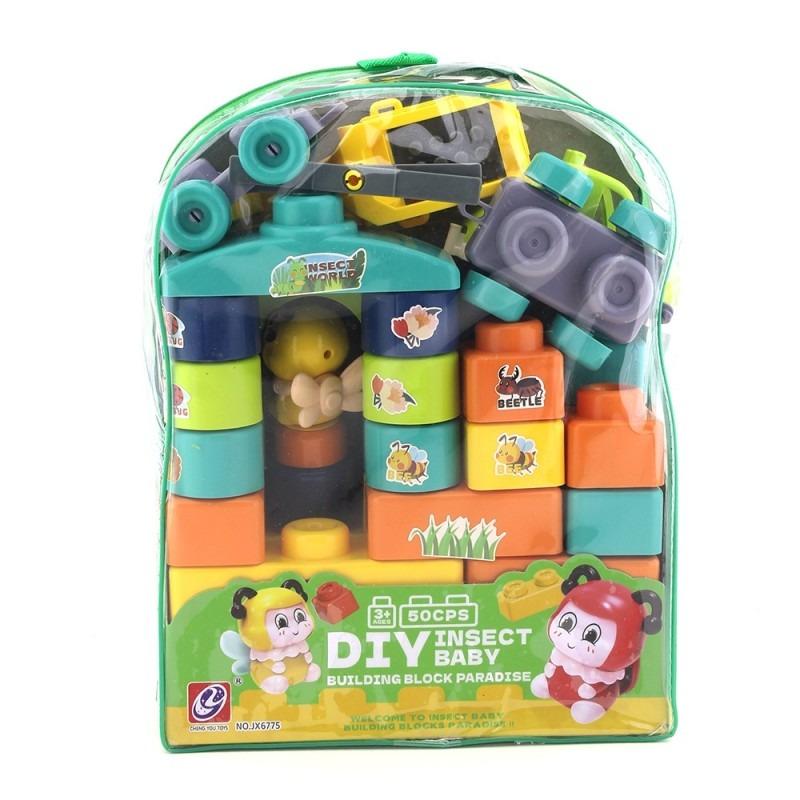 DIY Insect Baby Building Blocks - 50 Pcs