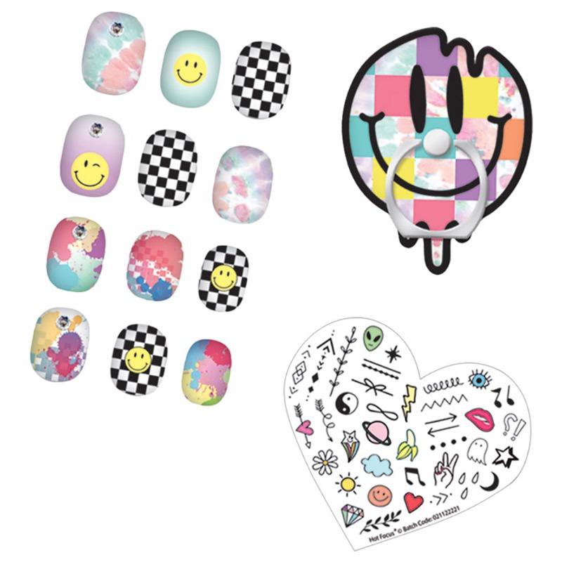 هوت فوكس - مجموعة أظافر الموضة المضيئة