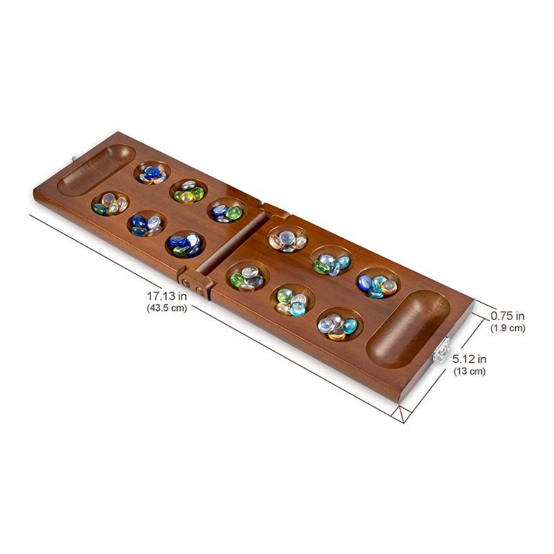 لعبة منقلة الخشبية - 2 لاعبين