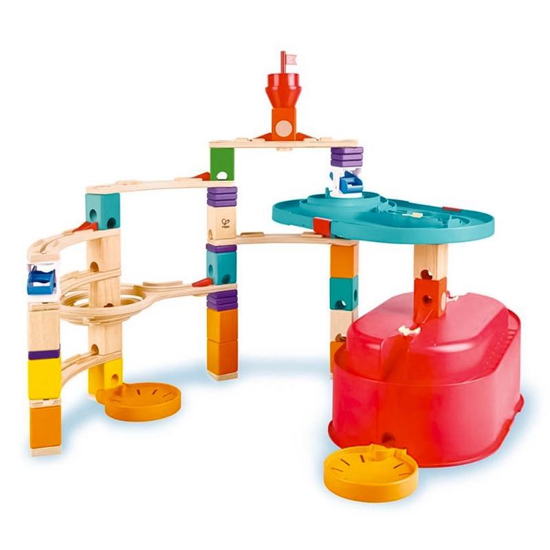 Hape Quadrilla Stack Track Bucket Set