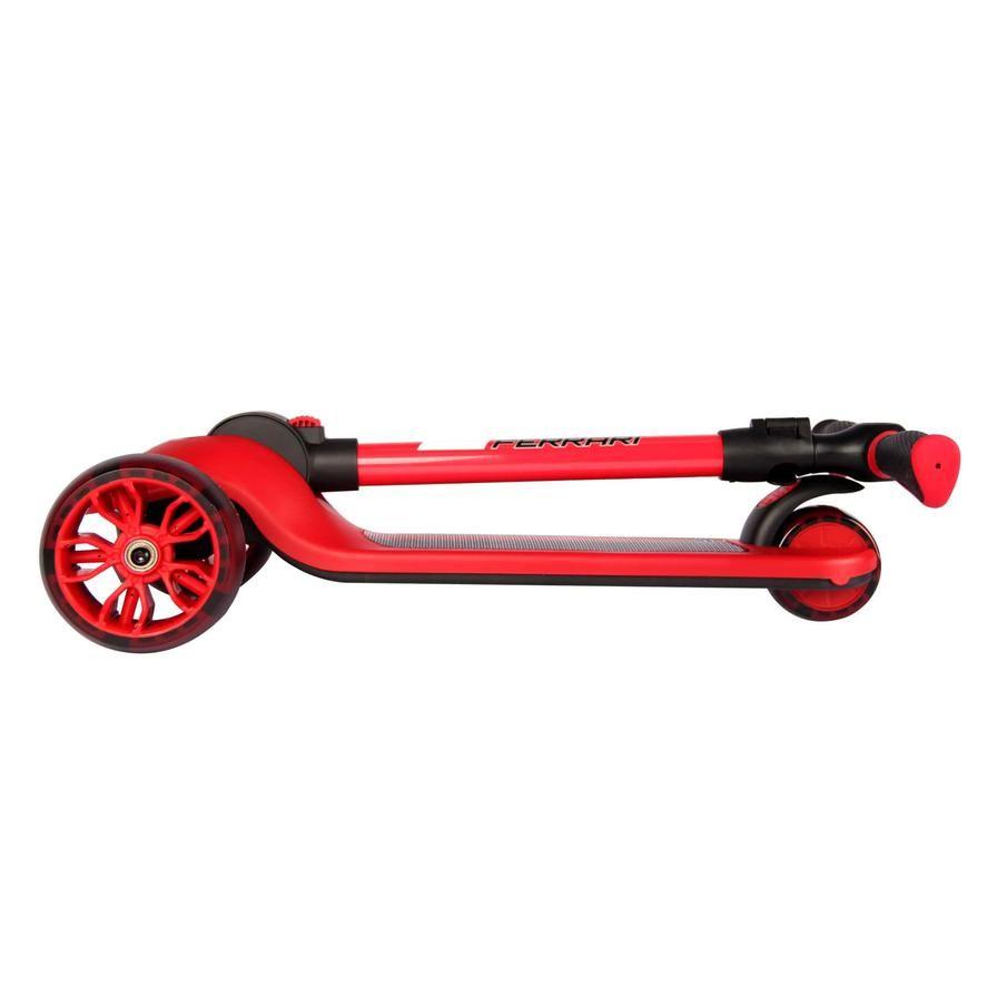فيراري - سكوتر تويست قابل للطي 3 عجلات - أحمر
