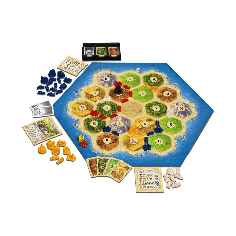 Catan Board Game Arabic - English Edition