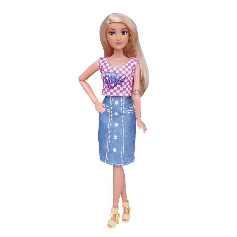 Mira Fashion Doll Denim Skirt