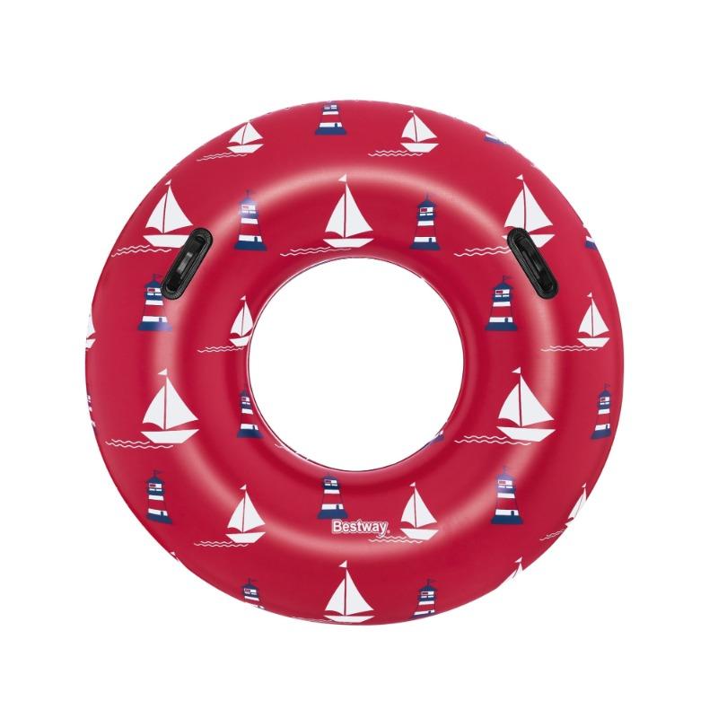 Bestway Swim Ring Nautical Red