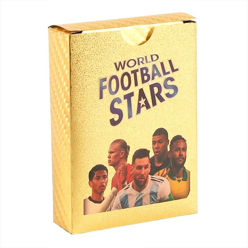 World Football Stars Gold Trading Cards Golden