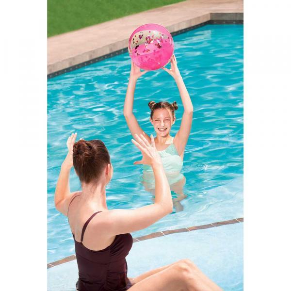 بست واي - كرة الشاطئ فيوشن جليتر لون وردي