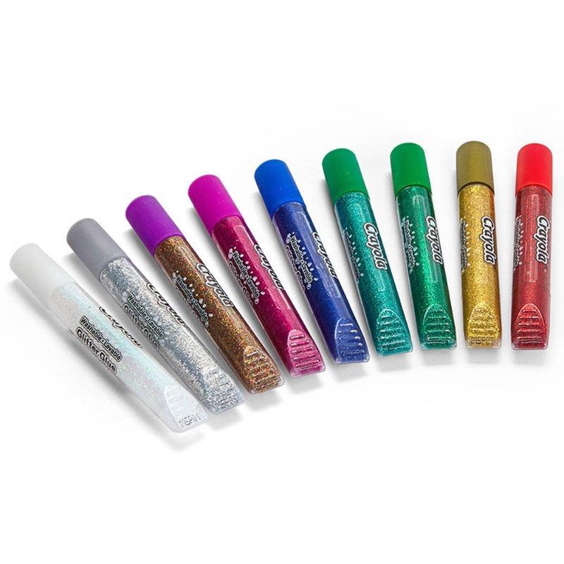 Crayola Washable Glitter Glue Set -9 Colors