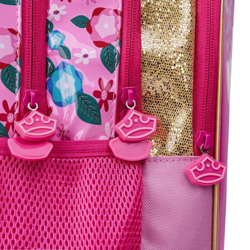 حقيبة عربة أميرات ديزني "انظر إلى الخير في كل شيء" مقاس 16 بوصة