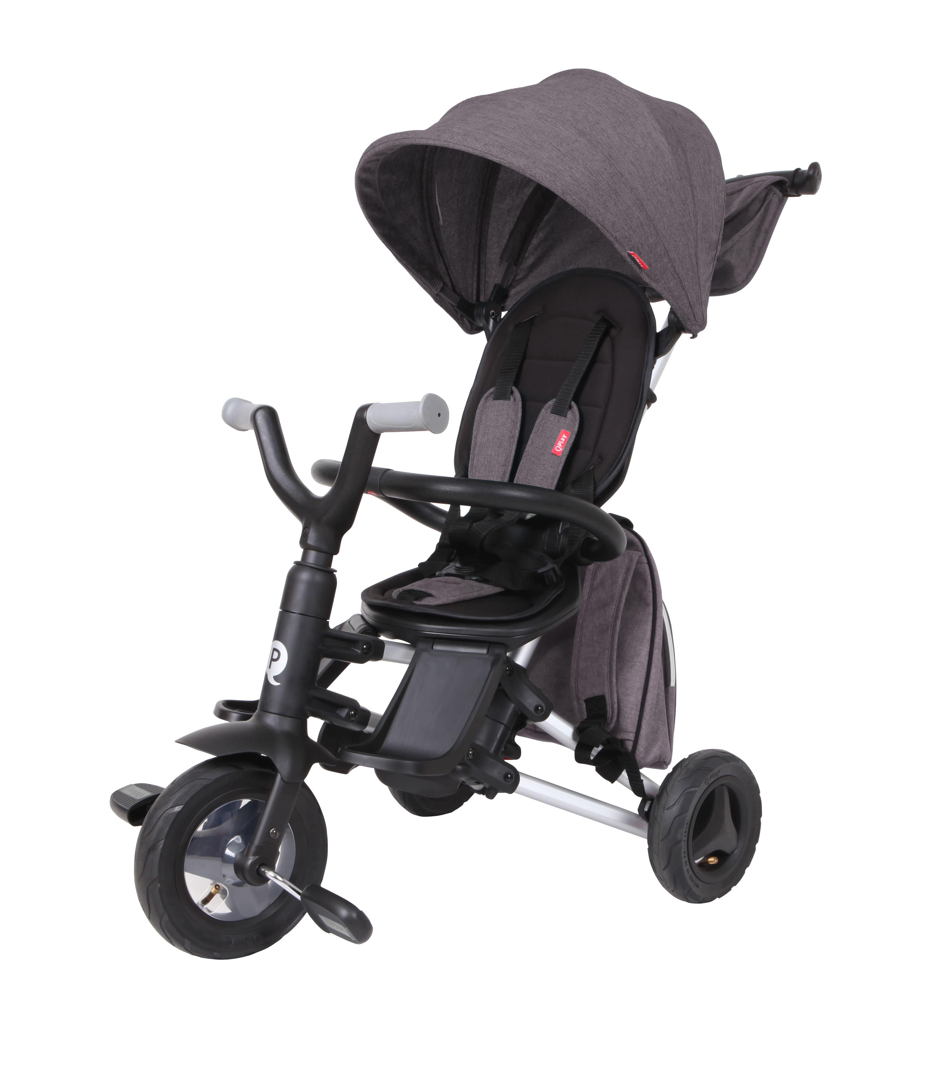 QPlay Nova Eva Baby Stroller Kids Trike - Black