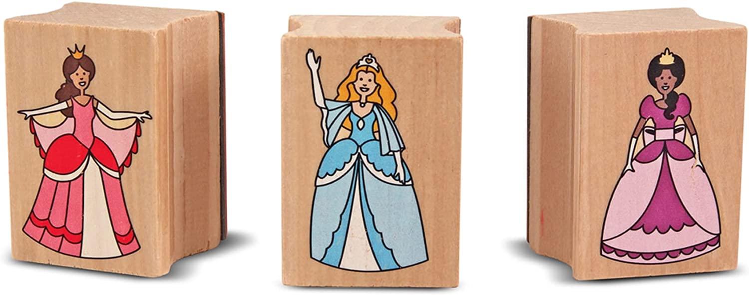 Melissa and Doug Wooden Princess Stamp Set