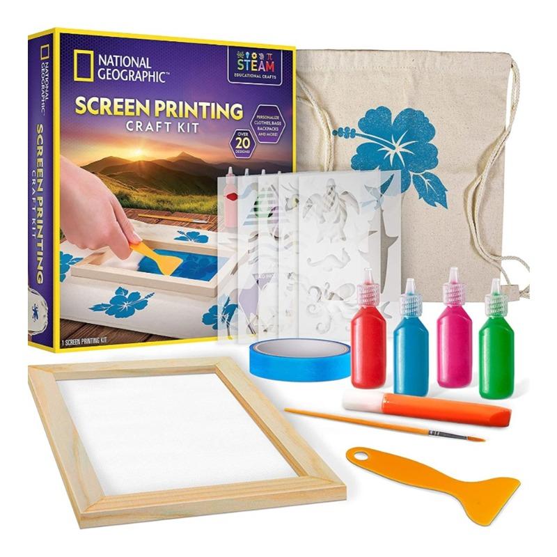 National Geographic Kids Screen Printing Kit