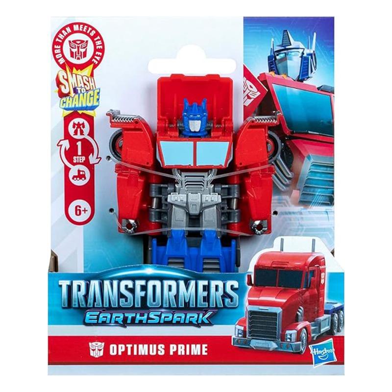 Transformers Earth Spark 1-Step Smash Changers Optimus Prime
