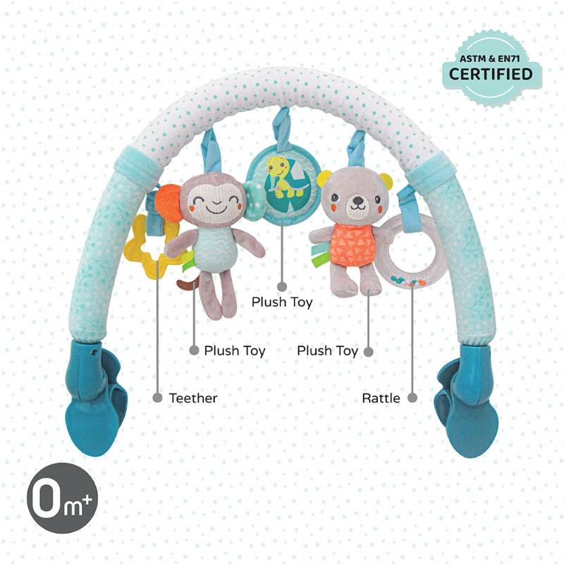 Moon Jungle Friends Activity Hanging Toy Bar