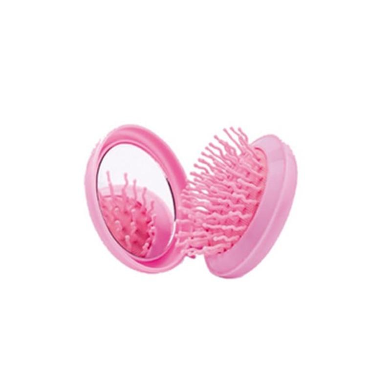 Martinellia Hair Brush with Mirror and Pocket Toy Multicolour