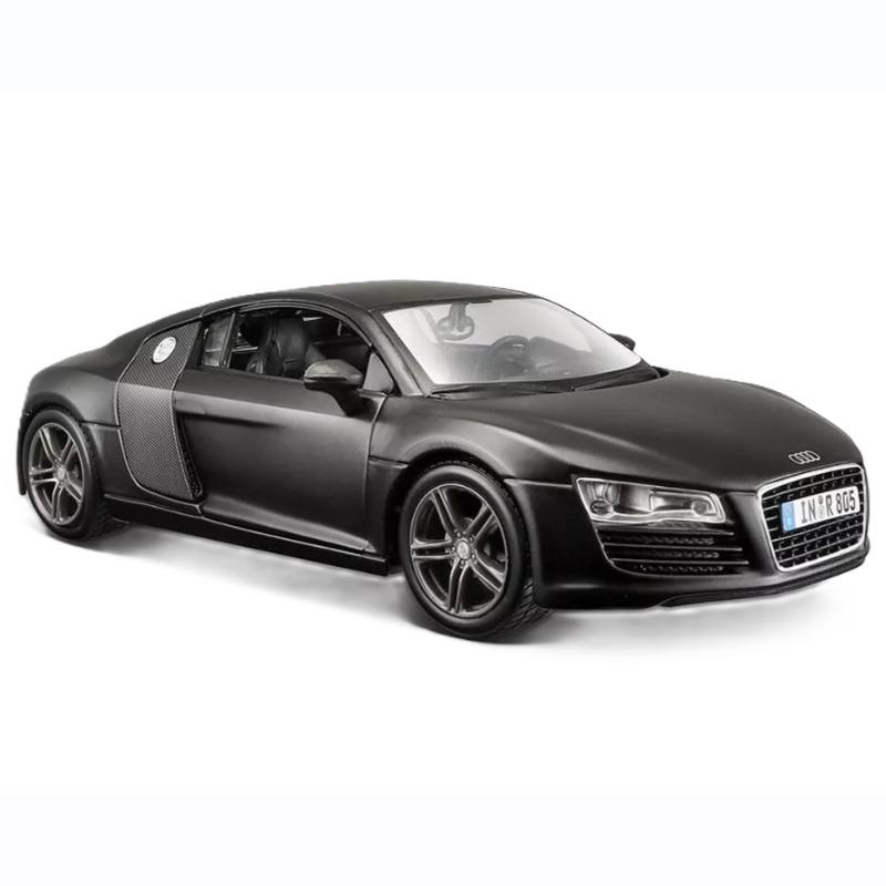 Maisto Matte Black Series Audi R8 1:24