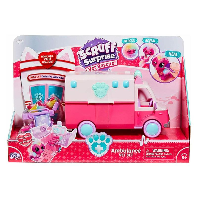 Little Live Pets Scruff-a-Luvs Surprise Vet Rescue Ambulance