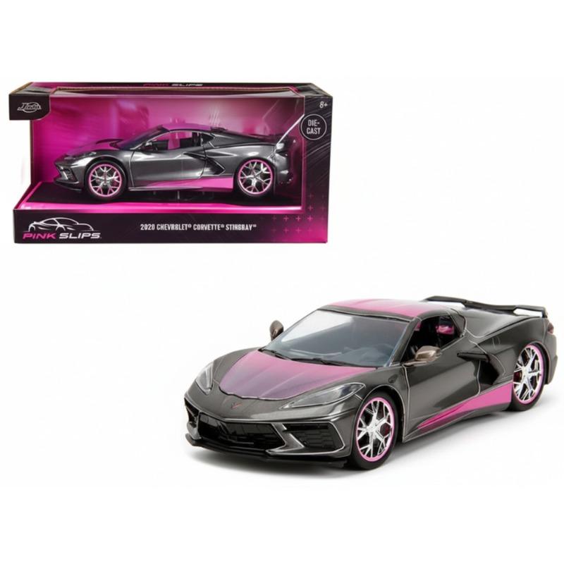 Jada Pink Slips 2020 Chevrolet Stingray 1:24 Die-Cast Model