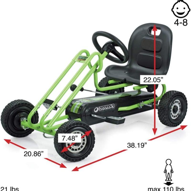 Hauck Lightning Pedal Go-Kart - Green