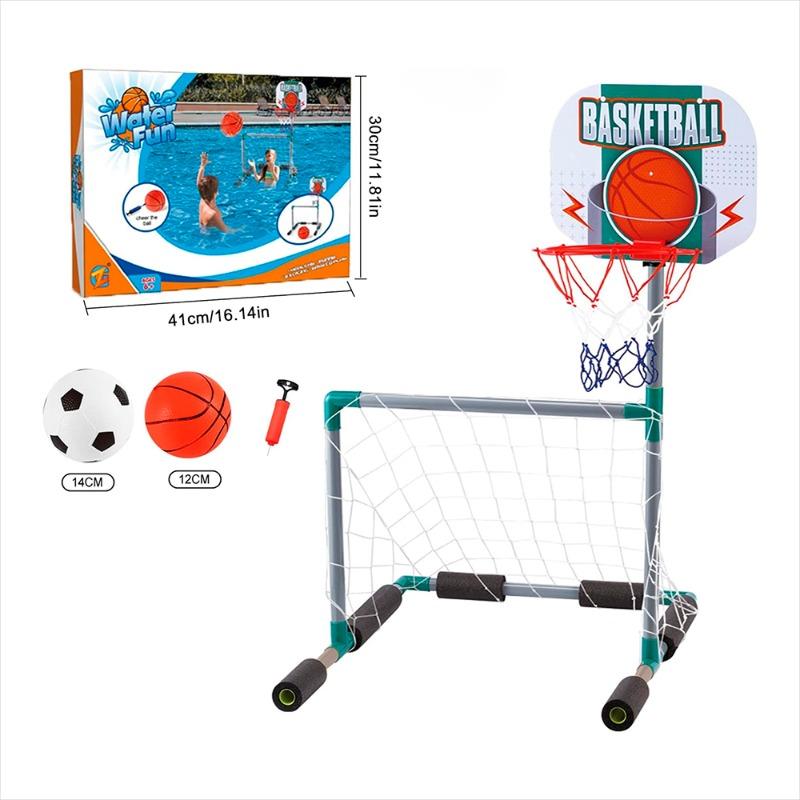 أل أف - 2 في 1 هدف فردي كرة السلة للمسبح