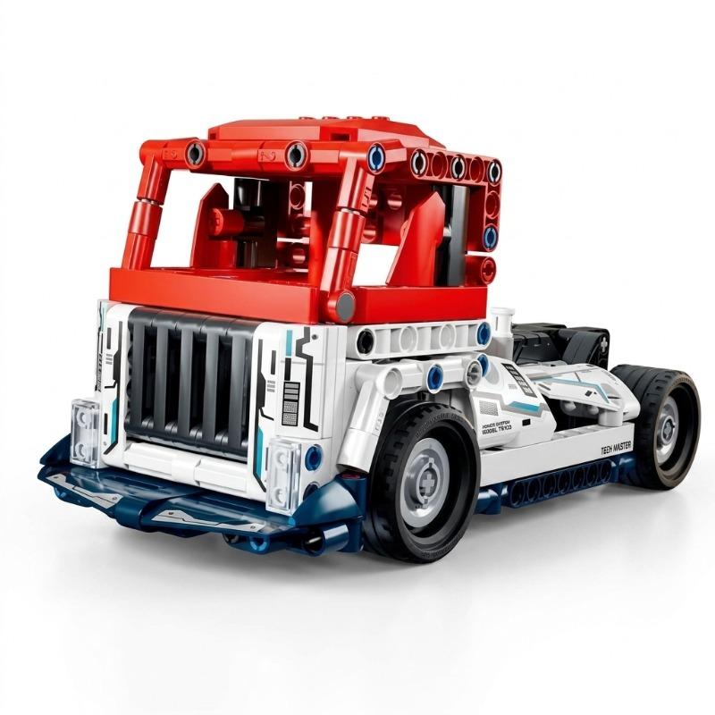 POWER BRICKS Car 7 Pull Back Truck Building Set - 247 Pieces