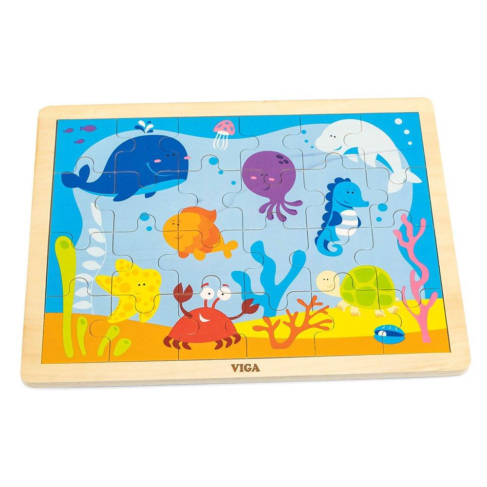 VIGA Wooden Puzzle 24pcs – Ocean