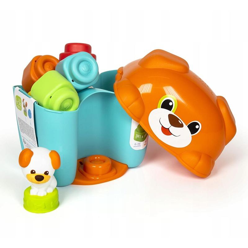 Clementoni Soft Clemmy Dog And Puppy Bucket
