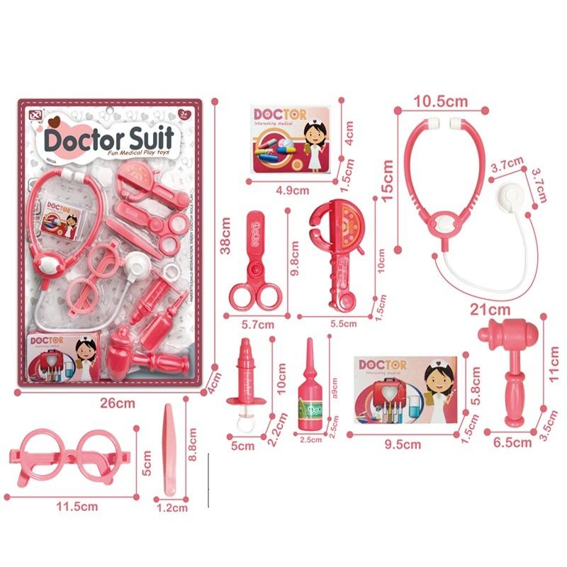 Doctor Set 10 Accessories - Pink