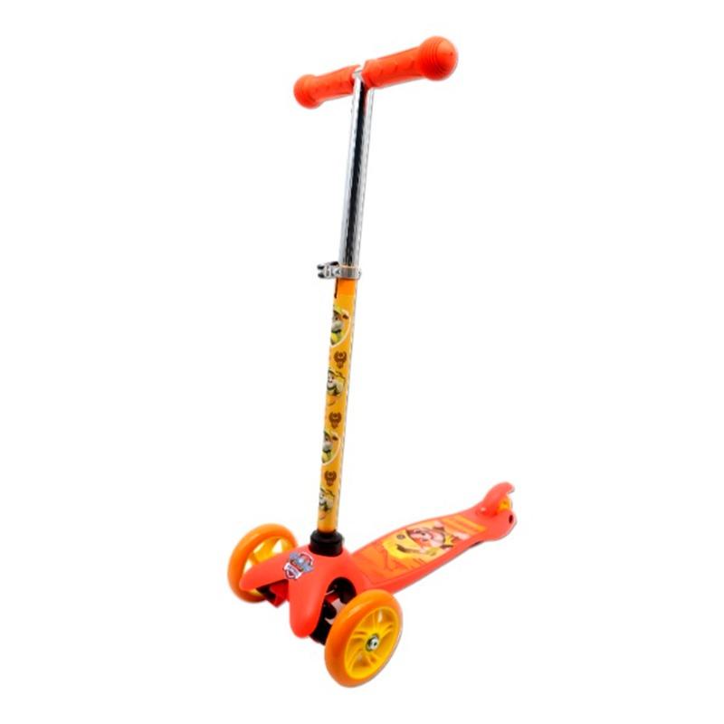 باو باترول - سكوتر رابل للأطفال 3 عجلات لون برتقالي