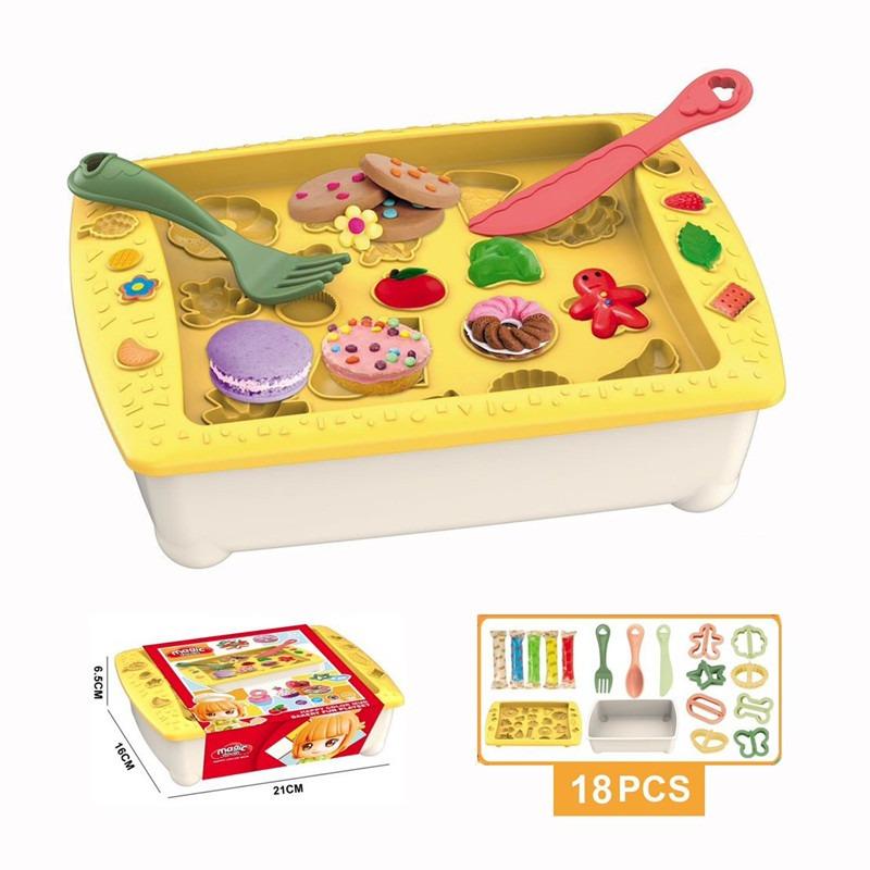 Magic Dough Happy Color Mud Set 18 Pcs