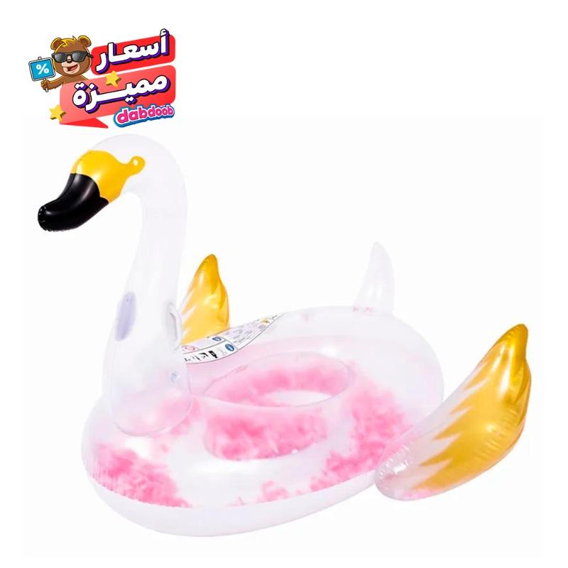Sun Club Inflatable Giant Swan Float - White