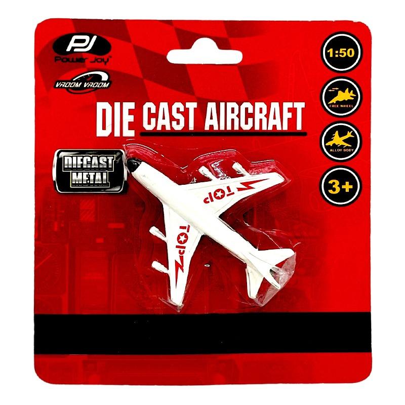 Power Joy Vroom Die Cast Aircraft - White