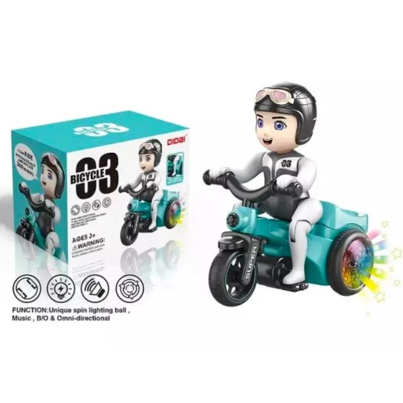 Lighting And Musical Stunt Bike Trciycle Bumb