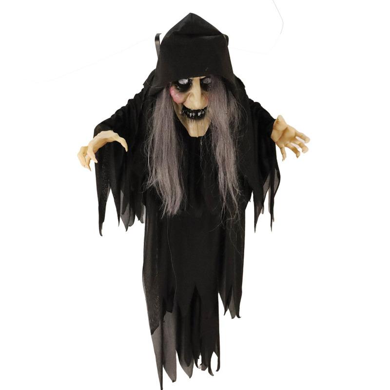 ماد تويز - كرسي مخيف يضيء العيون مع صوت ساحرة للهالوين