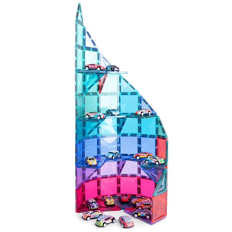 Shingo Magnetic Parking Lot Building Kit - 105 Piece