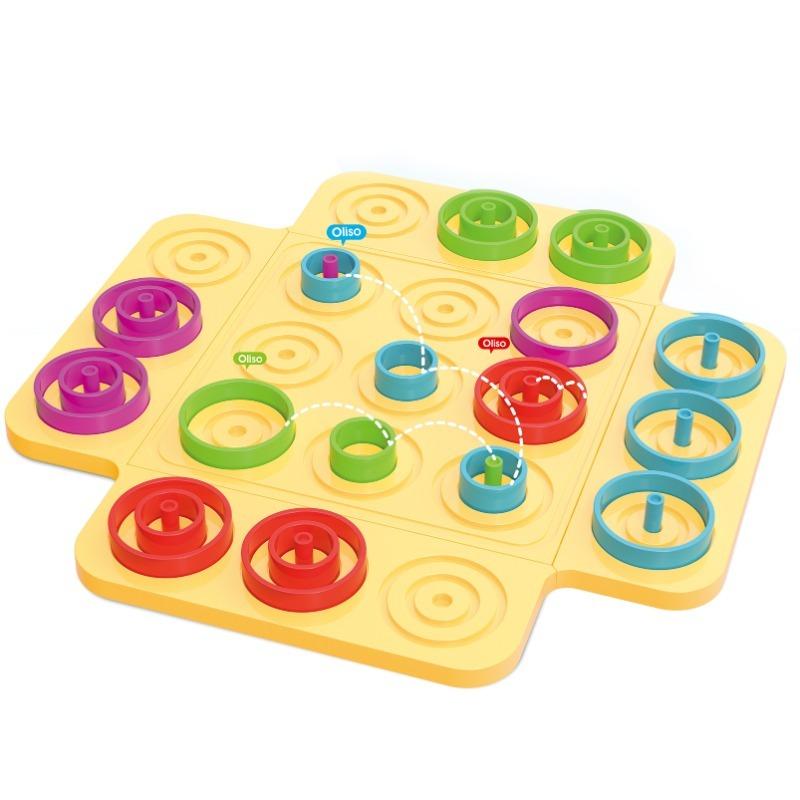 O Shaped Oliso Game + Labyrinth Track Fire Engine 34pcs Bundle
