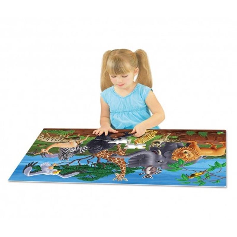 Puzzle Doubles Glow In The Dark Wildlife
