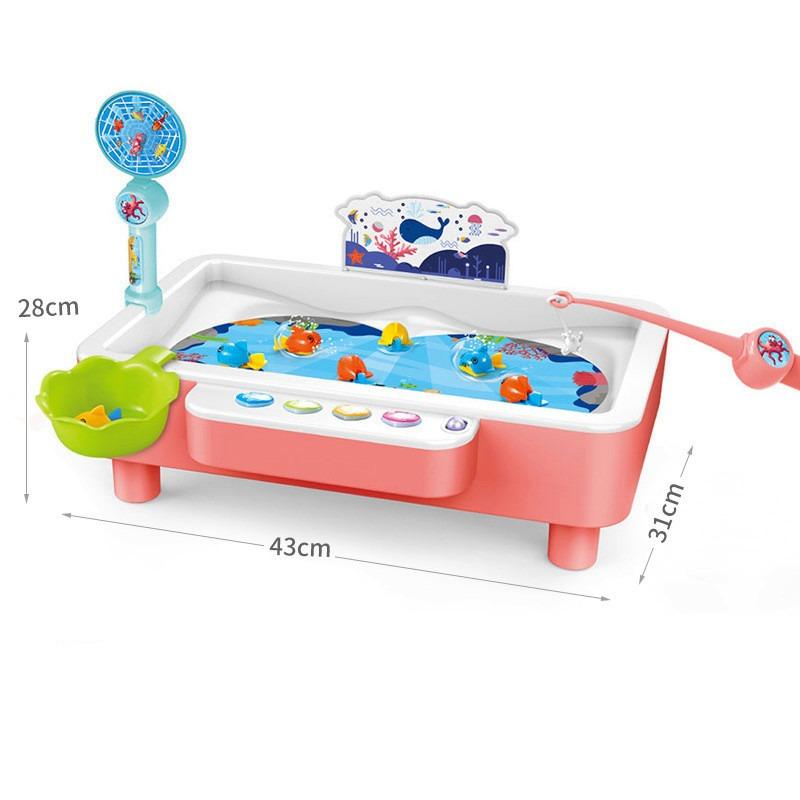 لعبة صيد السمك لون وردي