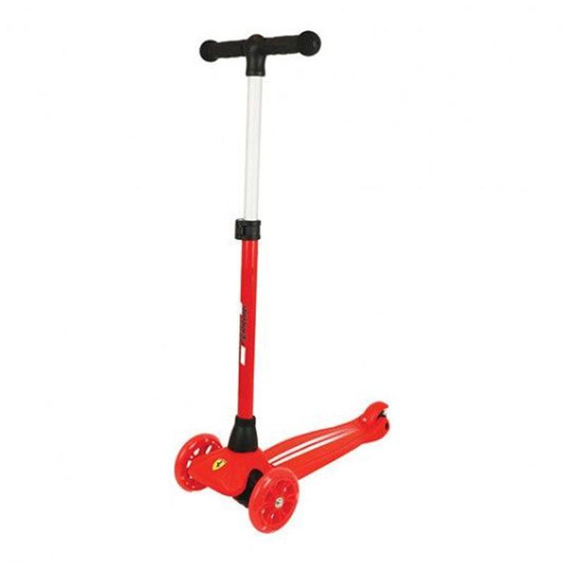 Mesuca Ferrari Twist Scooter With Led Lights - Red