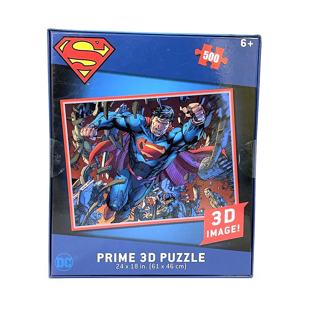 دي سي كوميكس - مجموعة بازل سوبرمان ثلاثي الأبعاد - 500 قطعة