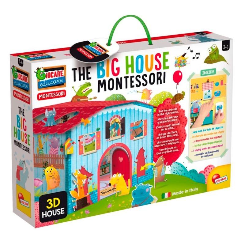 Lisciani Carotina Baby Logic 3D Animals + Montessori The Big House Bundle