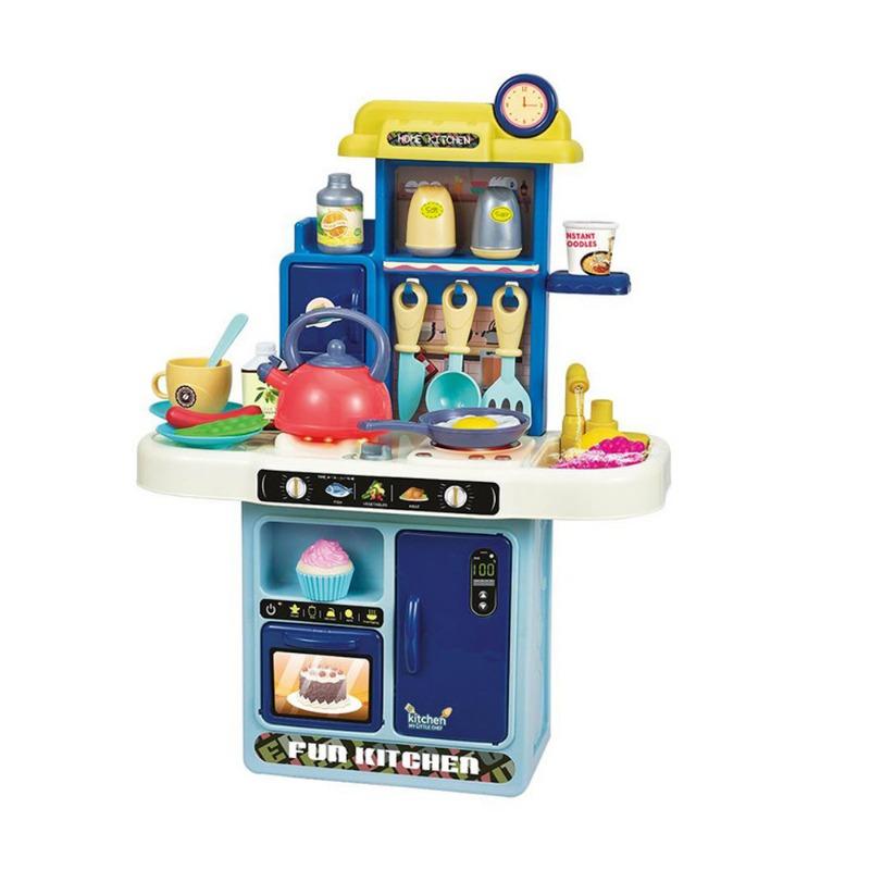 Kitchen Deluxe Play Set W Light Sound 34 PCs