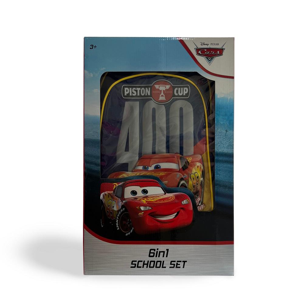 Disney Cars Piston Cup 6 In 1 Trolley Box Set - 16 Inch